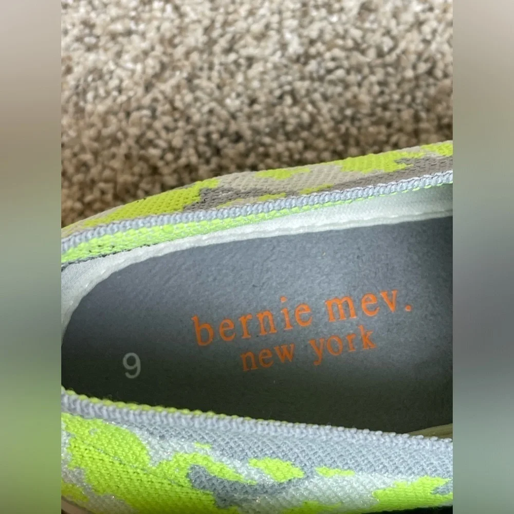 Bernie Mev Jenna Gray/ Green Knit 1